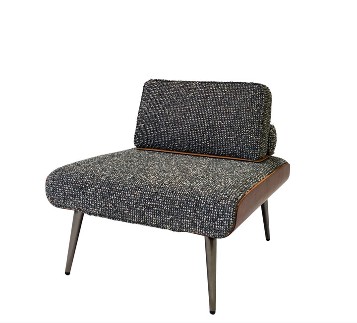 Cotton-Linen Lounge Sofa (1-Seater): Flexible, stylish design, free to match