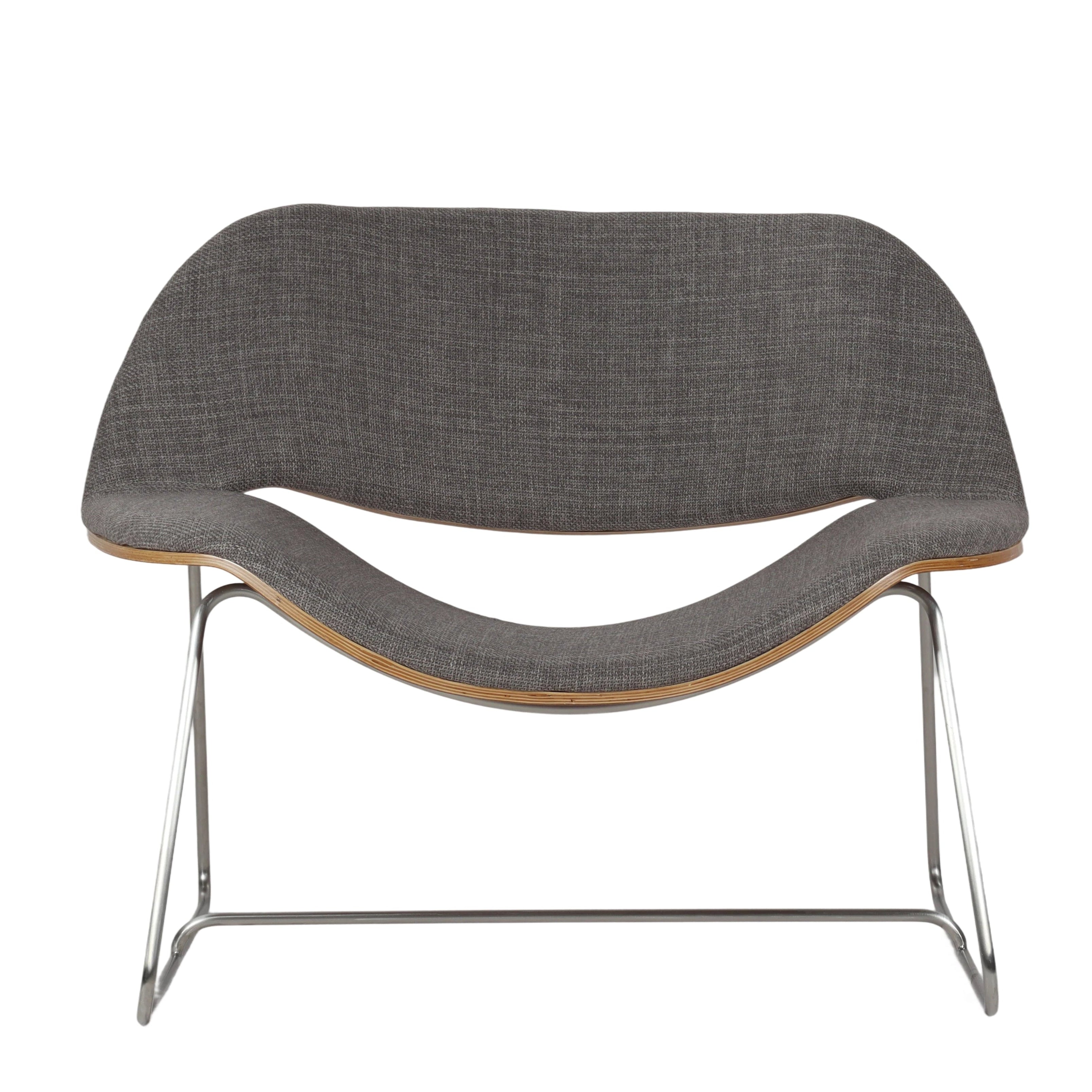 Smiley lounge chair: available in gray color