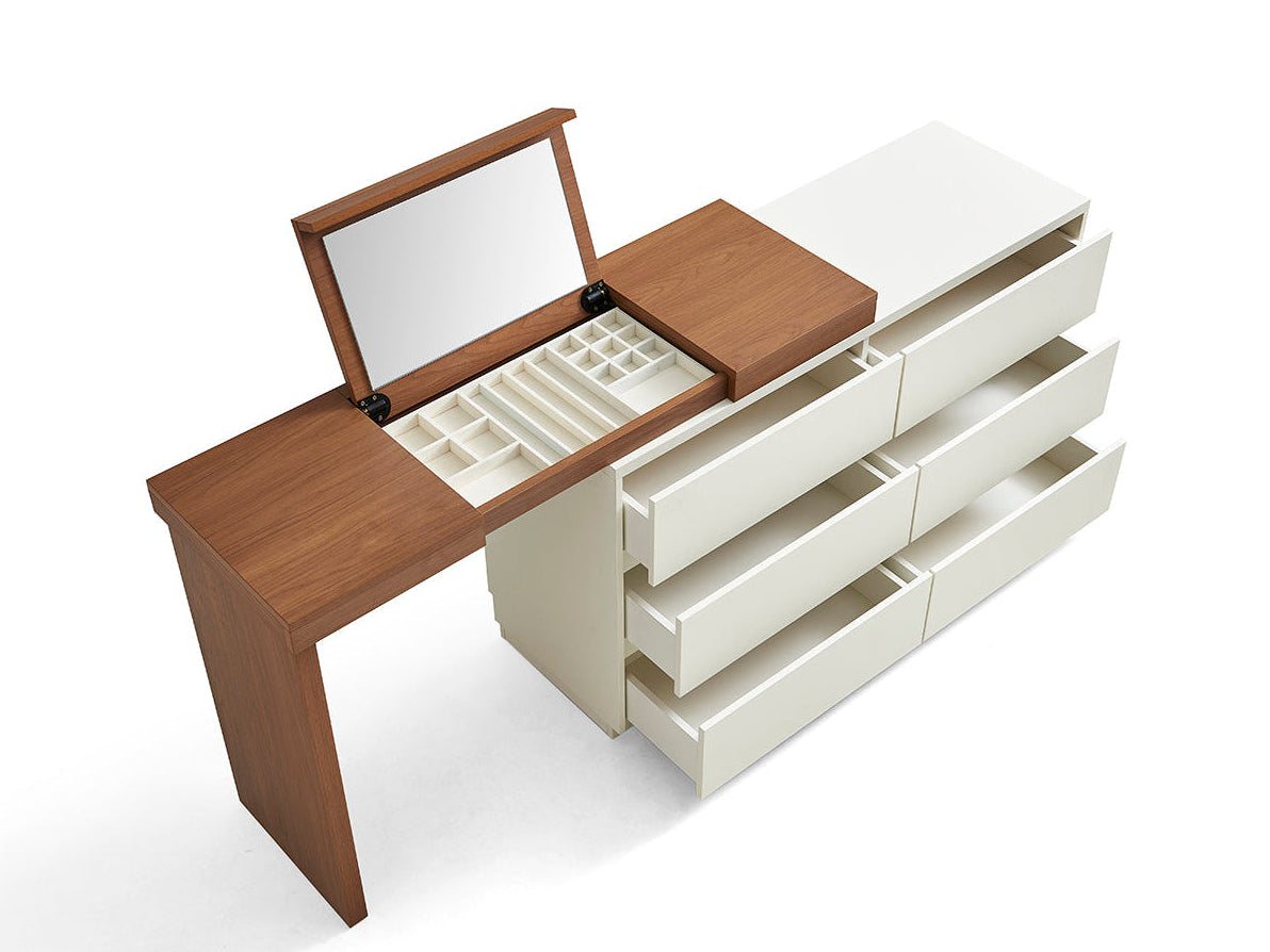 Modern dressing table, sleek minimalist design, durable & long-lasting