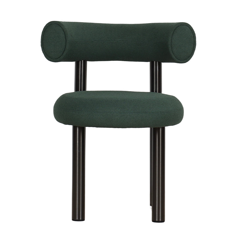 Modern Stainless Steel Chair Legs of Indigo Gray Blue Dining Chair