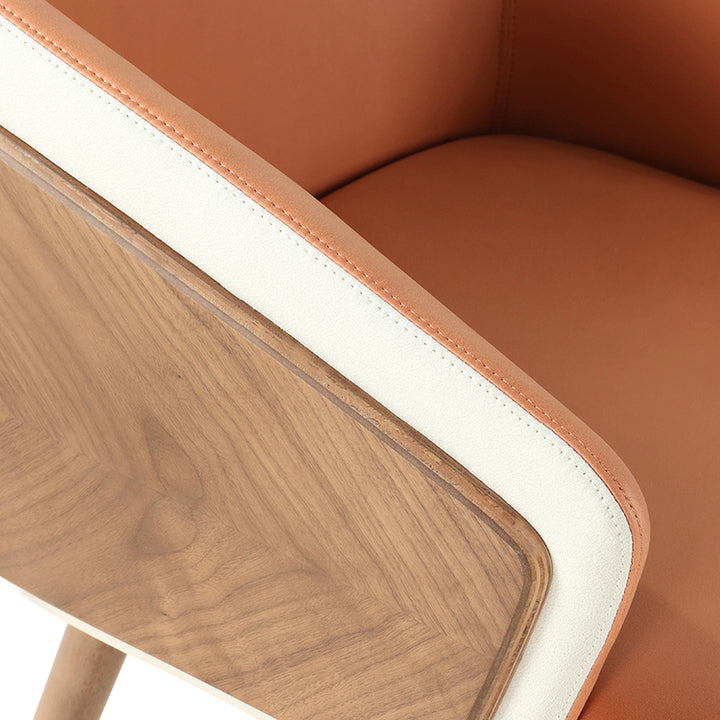 Side-Front Close-up: Outer Frame, Wood Grain & Curved Plywood