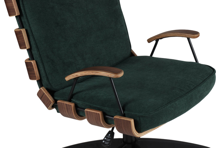 Modern velvet office chair: high-density sponge, good rebound, 3-year warranty (no sagging)