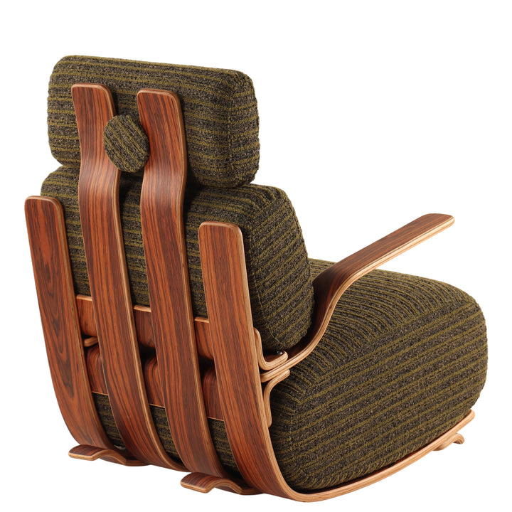 Ergonomic Rocking Chair - Solid Oak Frame, 3-Year Warranty
