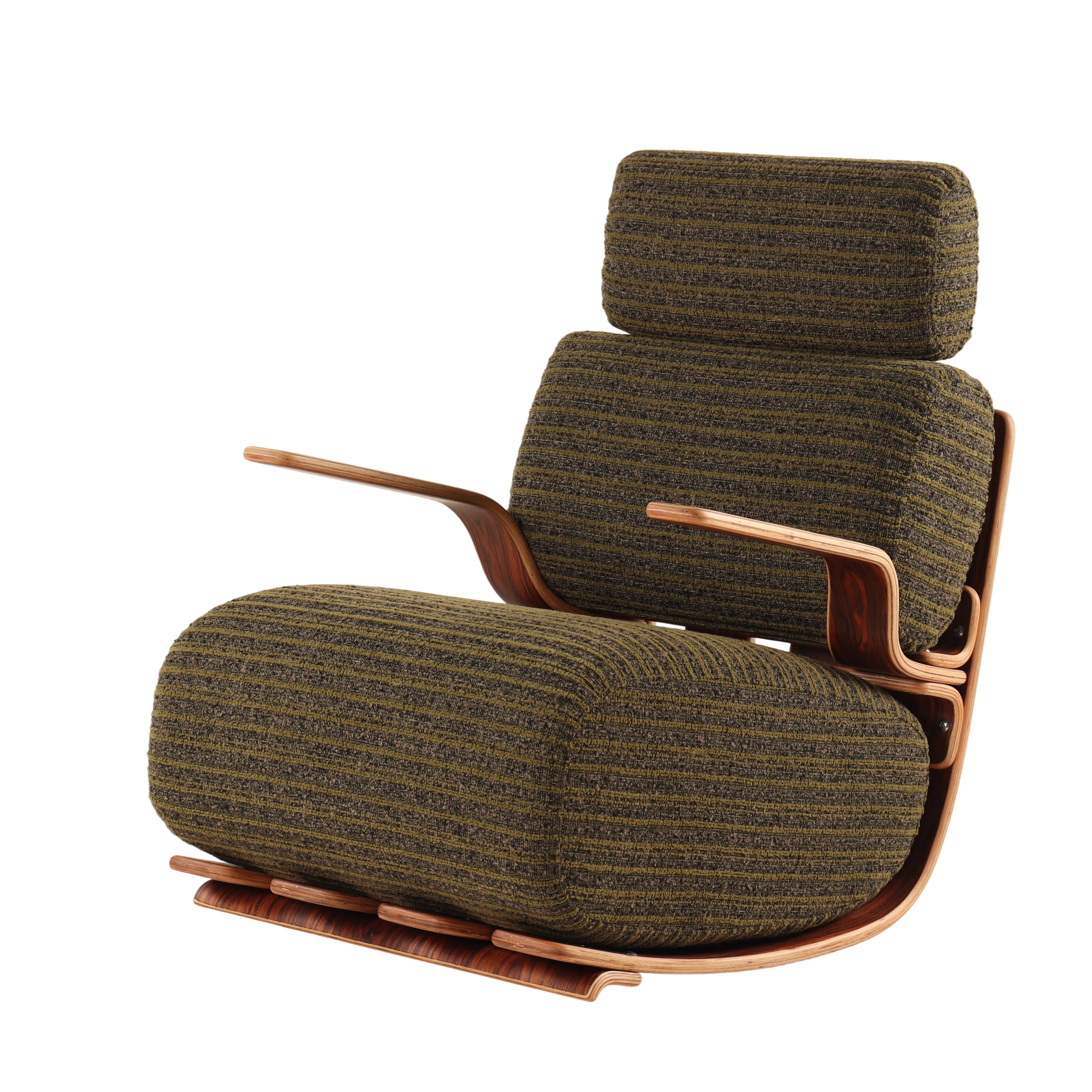 Fun Ergonomic Rocking Accent Chair - Smooth Rocking Motion