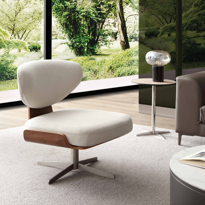 Height Adjustable Linen Office Chair: For office meeting & negotiation areas